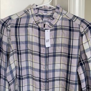 GAP Plaid Button Up